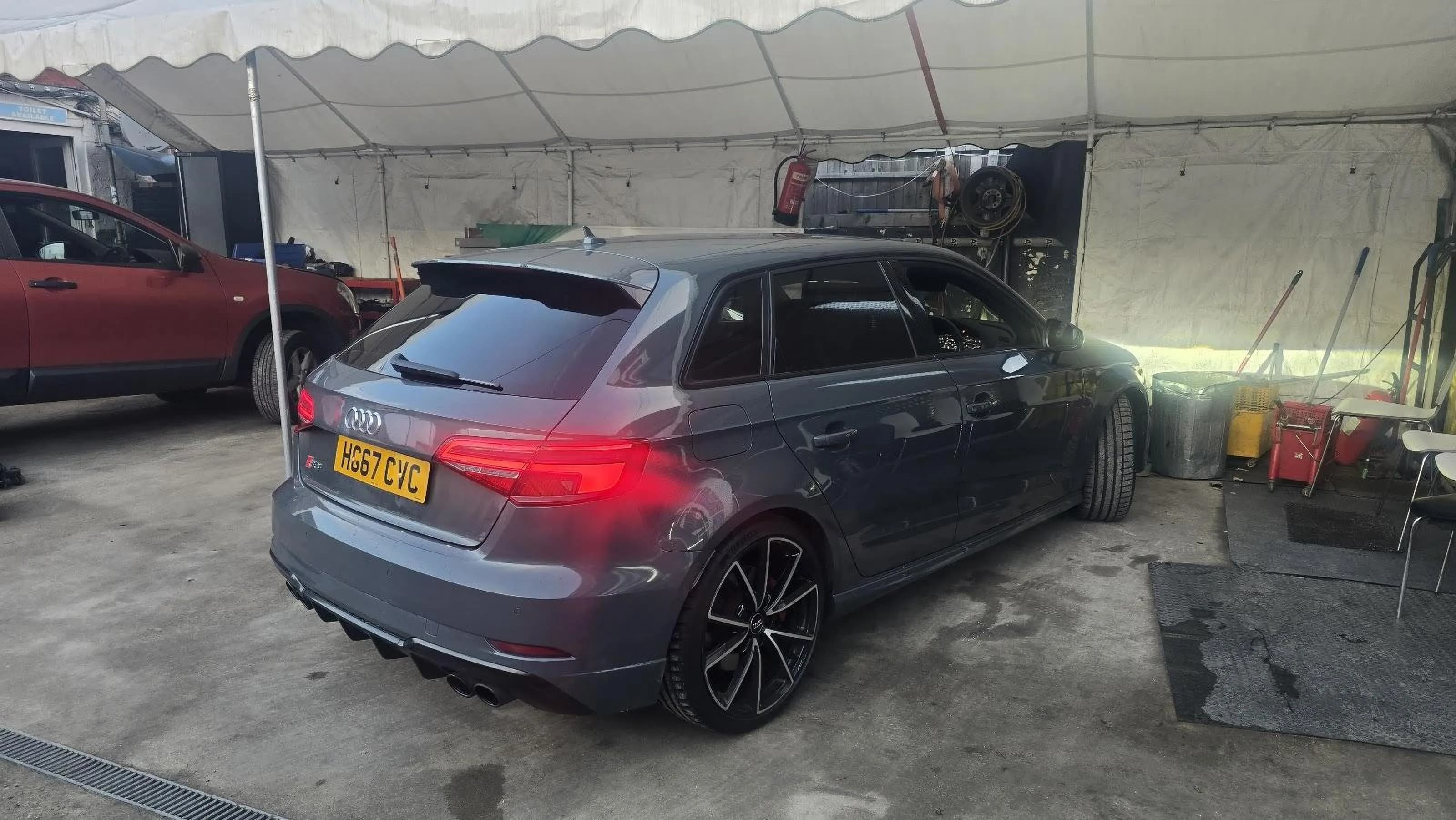 Clean, well-equipped workshop bay at Bismillah Garage Luton